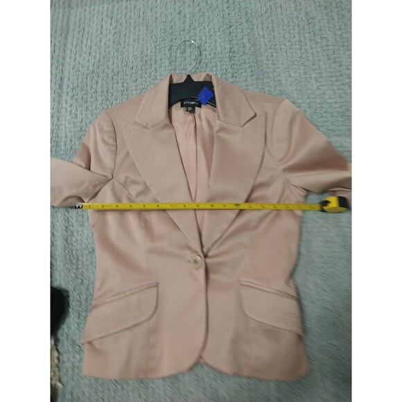 Bebe Blazer Blush Sz 8 City Officey Feminine - Picture 3 of 8